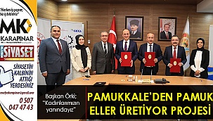 Pamukkale’den Pamuk Eller Üretiyor Projesi