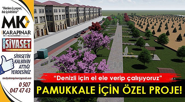 Pamukkale için özel proje!