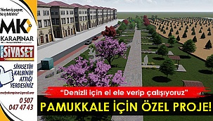 Pamukkale için özel proje!