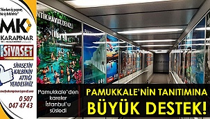Pamukkale’nin tanıtımına büyük destek