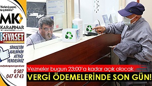 Vergi ödemelerinde son gün!
