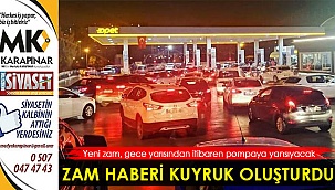 Zam haberi kuyruk oluşturdu