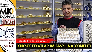 Altın fiyatları artınca vatandaş imitasyona yöneldi