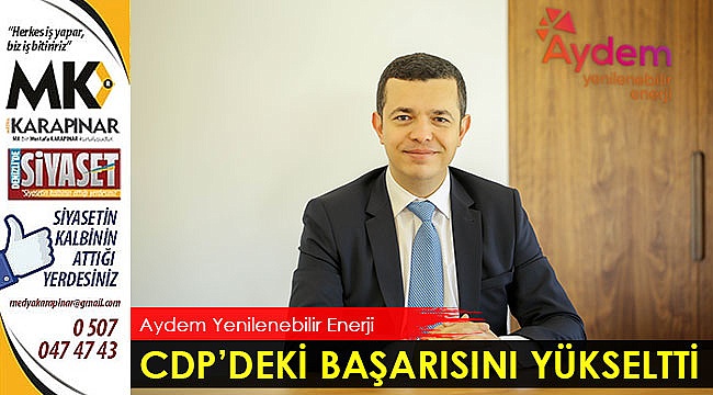 Aydem Yenilenebilir Enerji CDP’deki Başarısını Yükseltti