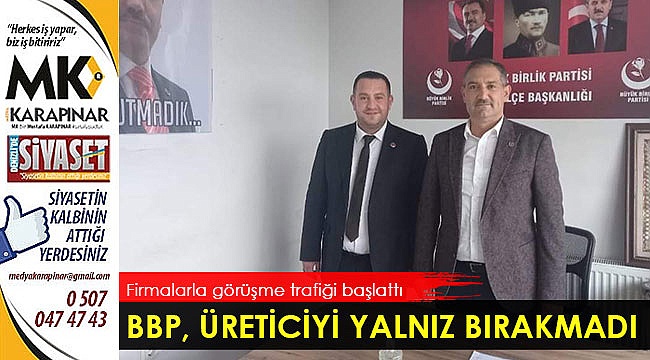 BBP, tütün üreticilerini yalnız bırakmadı