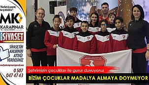 Bizim çocuklar madalya almaya doymuyor