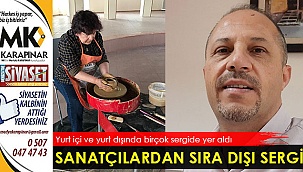 Bozkurtlu sanatçılardan sıra dışı sergi