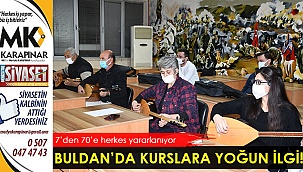 Buldan’da kurslar yoğun ilgi gördü