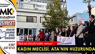 Büyükşehir Kadın Meclisi Ata'nın huzurunda