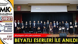 Büyükşehir usta şairi unutmadı