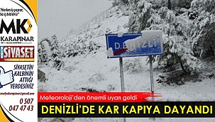 Denizli'ye önemli uyarı!