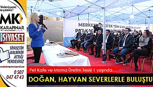 Doğan, hayvan severlerle buluştu