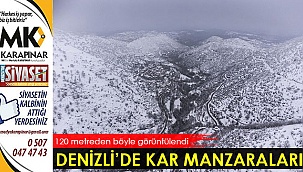 Drone ile muhteşem kar manzaraları