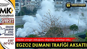 Egzoz dumanı Antalya yolunda ulaşımı aksattı