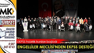 Engelliler Meclisi’nden EKPSS desteği