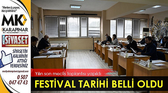 Festival tarihi belli oldu