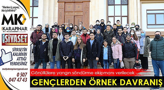 Gençlik Meclisi'nden örnek davranış