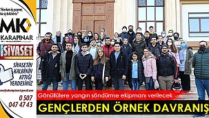 Gençlik Meclisi'nden örnek davranış