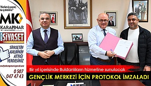 Gençlik merkezi için protokol imzaladı