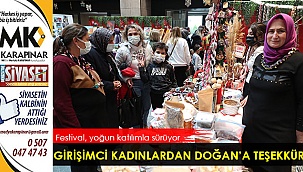 Girişimci Kadınlardan Başkan Doğan’a Teşekkür