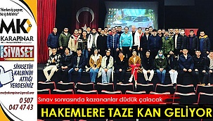 Hakemlere taze kan geliyor