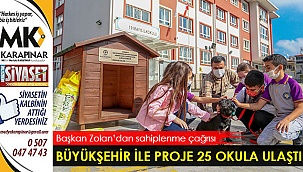 Her okula bir sokak köpeği projesi 25 okula ulaştı