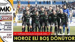 Horoz eli boş dönüyor