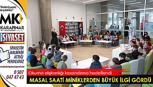 Masal saati miniklerden büyük ilgi gördü