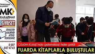 Mini fuarda kitaplarla buluştular