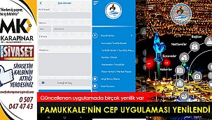 Pamukkale’nin cep uygulaması yenilendi