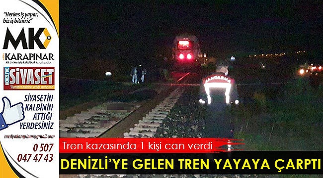 Trenin çarptığı yaya can verdi