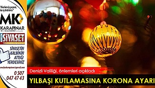 Yılbaşı eğlencelerine korona ayarı!