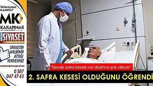 13 yıl sonra ikinci bir safra kesesi olduğunu öğrenince şok oldu