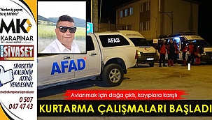 AFAD ekipleri Denizli il sınırında kaybolan avcı için çalışma başlattı