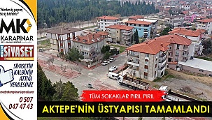 Aktepe’nin üstyapısı tamamlandı