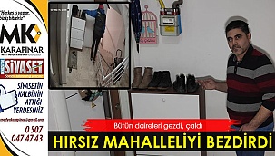 Ayakkabı hırsızı mahalleliyi bezdirdi