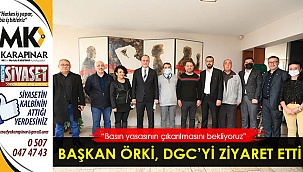 Başkan Örki'den DGC'ye 10 Ocak ziyareti