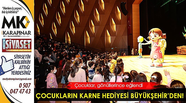 Büyükşehir’den çocuklara karne hediyesi