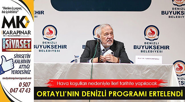 Büyükşehir ile Kültür Buluşmaları ertelendi