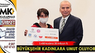 Büyükşehir kadınlara umut oluyor