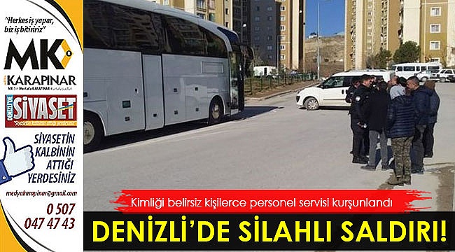 Cezaevi personel servisi kurşunlandı