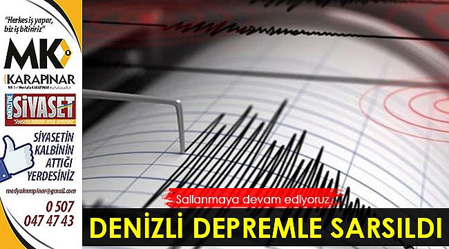 Denizli'de deprem!
