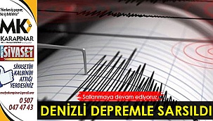 Denizli'de deprem!