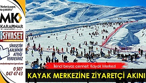 Denizli Kayak Merkezi ziyaretçi akınına uğruyor