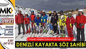 Denizli kayakta söz sahibi!