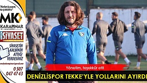 Denizlispor, Teknik Direktör Fatih Tekke ile yollarını ayırdı