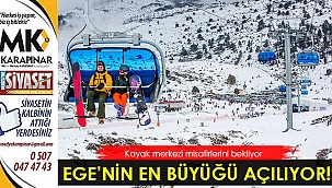 Ege'nin en büyük kayak merkezi sezonu açıyor