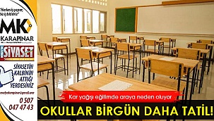 Eğitime birgün daha ara!