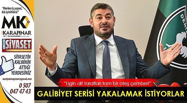 Galibiyet serisi yakalamak istiyorlar