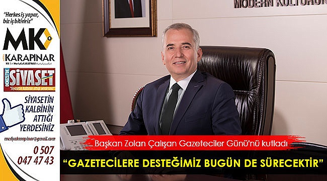 “Gazetecilere desteğimiz bugün de sürecektir”
